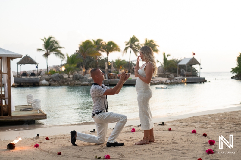 Wedding proposal at Baoase Luxury Resort