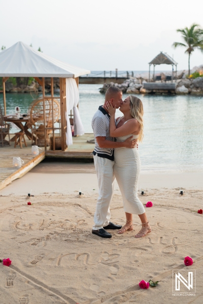 Wedding proposal at Baoase Luxury Resort