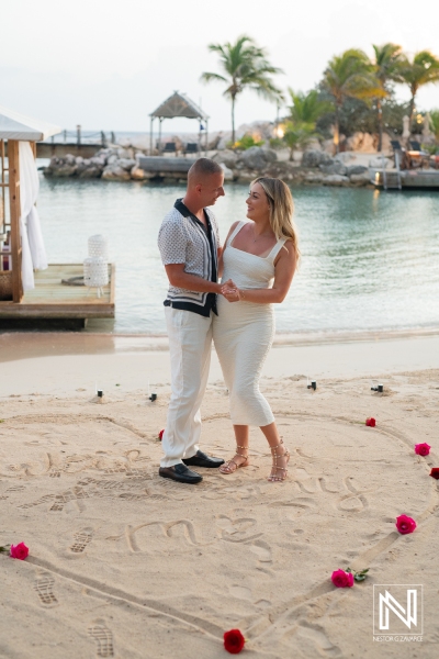 Wedding proposal at Baoase Luxury Resort