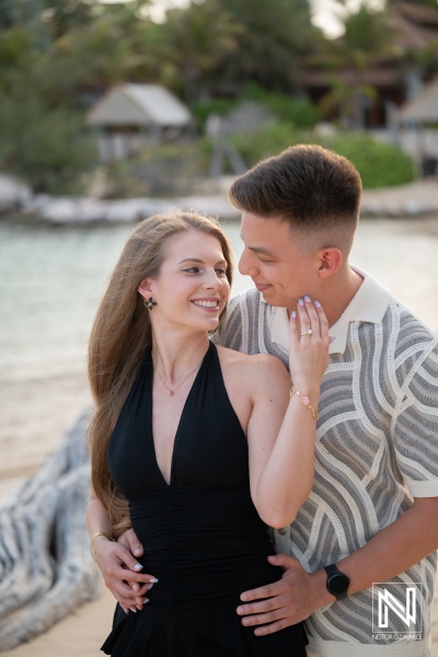 Romantic Proposal in Curacao