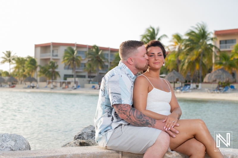 Wedding proposal at Sunscape Curacao Resort