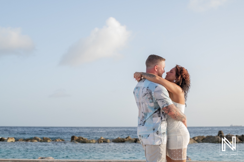 Wedding proposal at Sunscape Curacao Resort