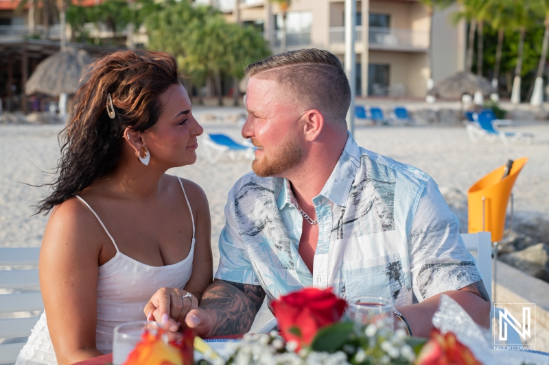Wedding proposal at Sunscape Curacao Resort