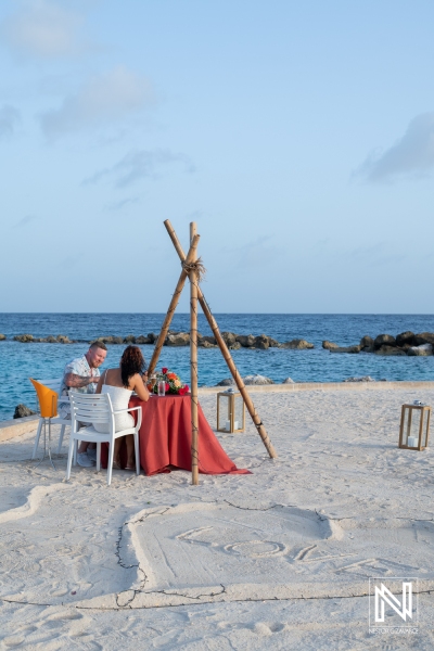 Wedding proposal at Sunscape Curacao Resort
