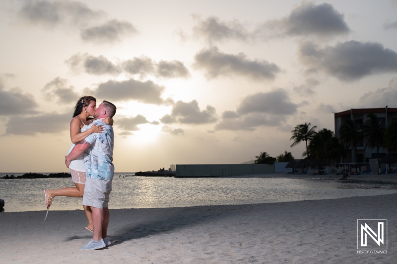 Wedding proposal at Sunscape Curacao Resort