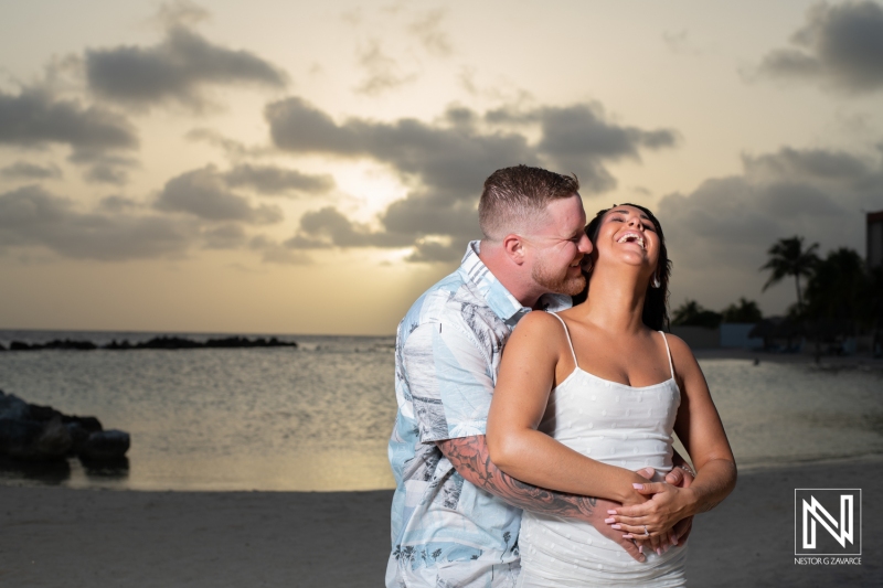 Wedding proposal at Sunscape Curacao Resort