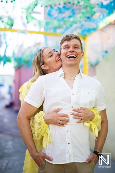 Couple's engagement session at Otrobanda