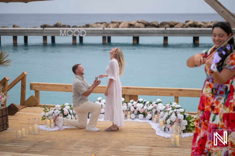Sunset Proposal at Mood Beach