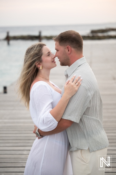 Beachfront Engagement in Curacao
