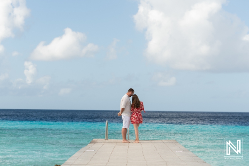 Wedding proposal at Playa Porto Mari
