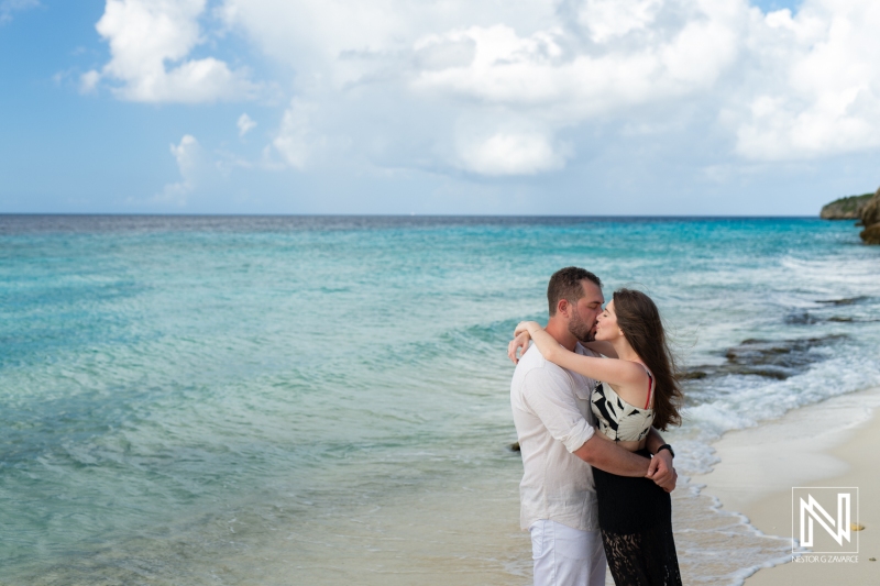 Engagement photoshoot at Playa Porto Mari