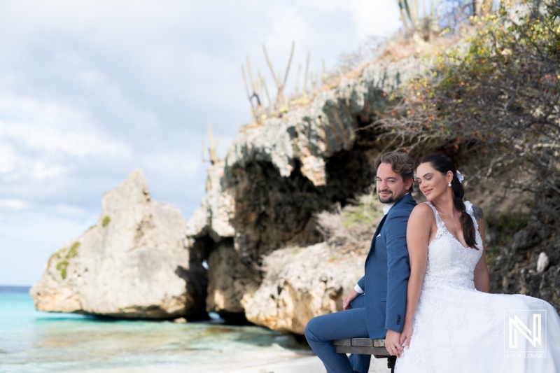 Trash the Dress photoshoot at Cas Abao beach