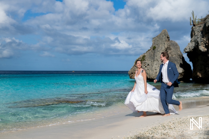 Trash the Dress photoshoot at Cas Abao beach