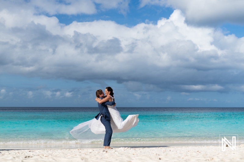 Trash the Dress photoshoot at Cas Abao beach