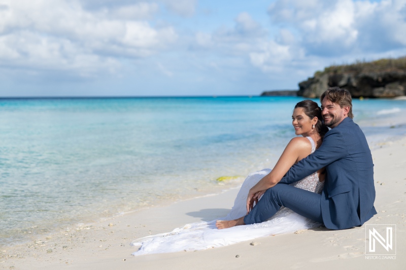 Trash the Dress photoshoot at Cas Abao beach