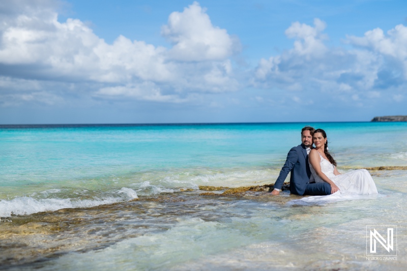 Trash the Dress photoshoot at Cas Abao beach