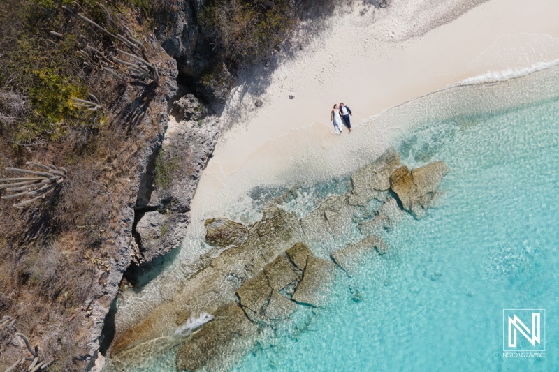 Trash the Dress photoshoot at Cas Abao beach