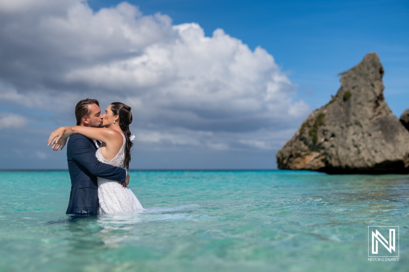 Trash the Dress photoshoot at Cas Abao beach