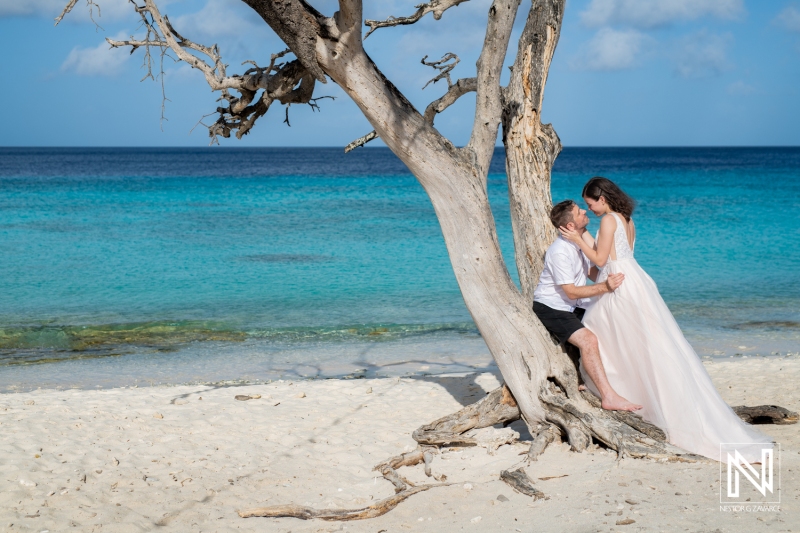 Trash the Dress photoshoot at Cas Abao