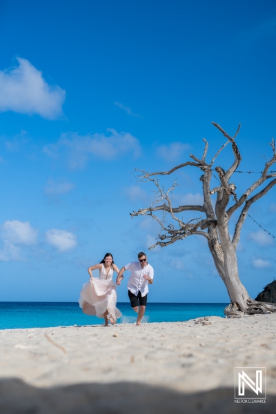Trash the Dress photoshoot at Cas Abao