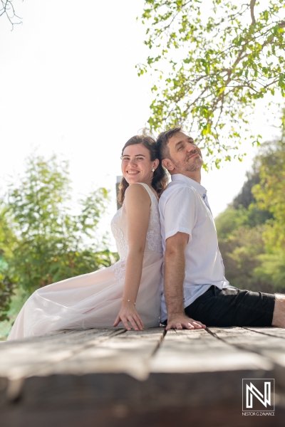 Trash the Dress photoshoot at Cas Abao
