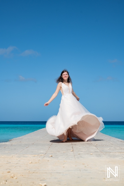 Trash the Dress photoshoot at Porto Mari