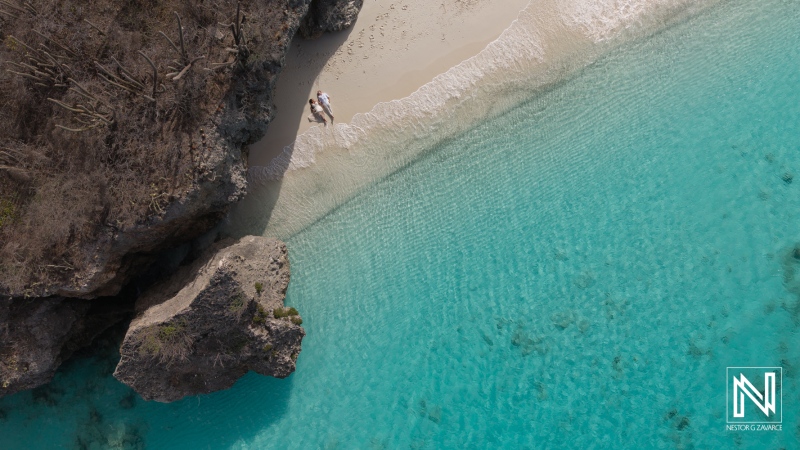 Trash the Dress by the Caribbean Sea
