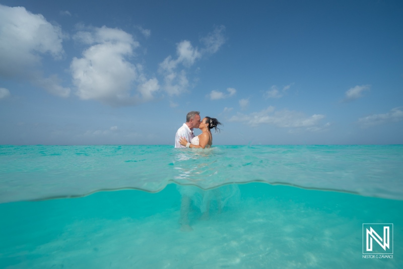 Tropical Beach Love Story in Curacao