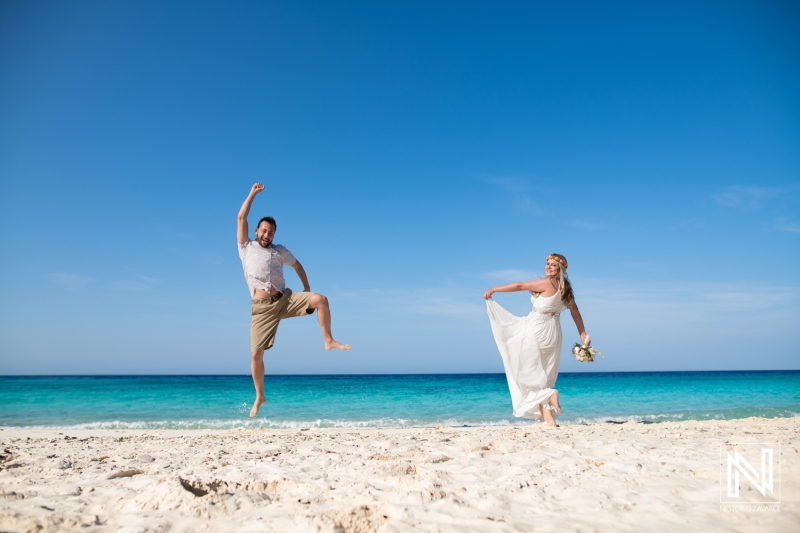 Trash the Dress photoshoot at Cas Abao