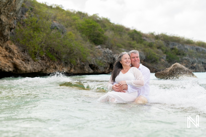 Trash the Dress photoshoot at Cas Abao Beach