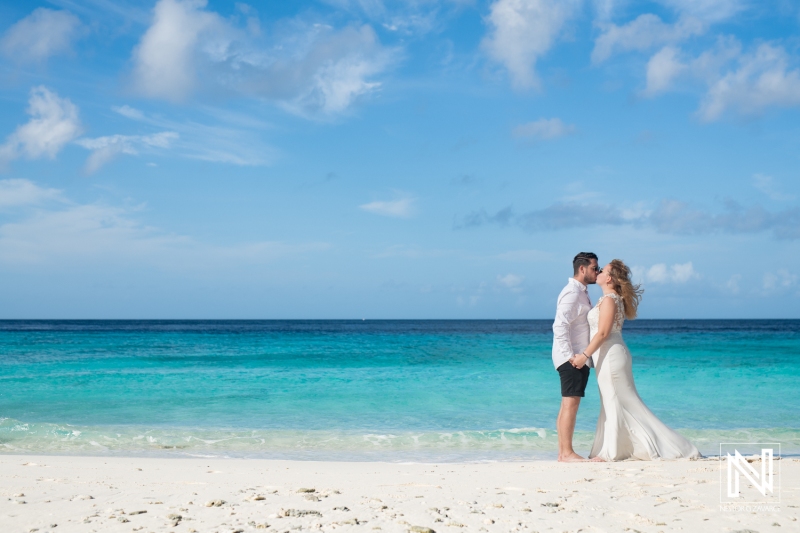 Trash the Dress photoshoot session at Cas Abao Beach