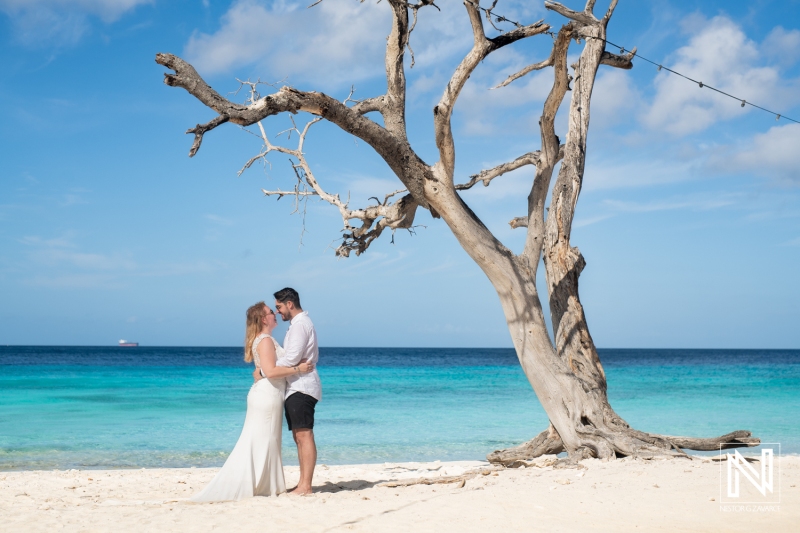 Trash the Dress photoshoot session at Cas Abao Beach