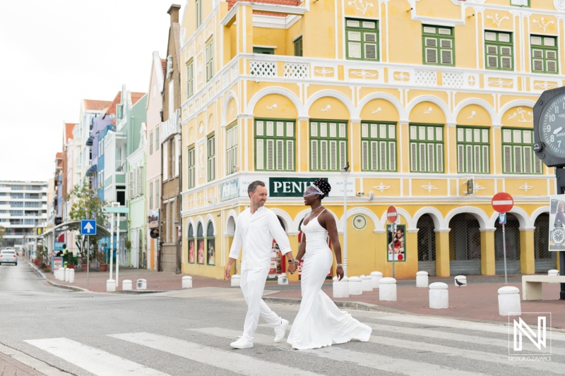 Trash the Dress photoshoot in Punda