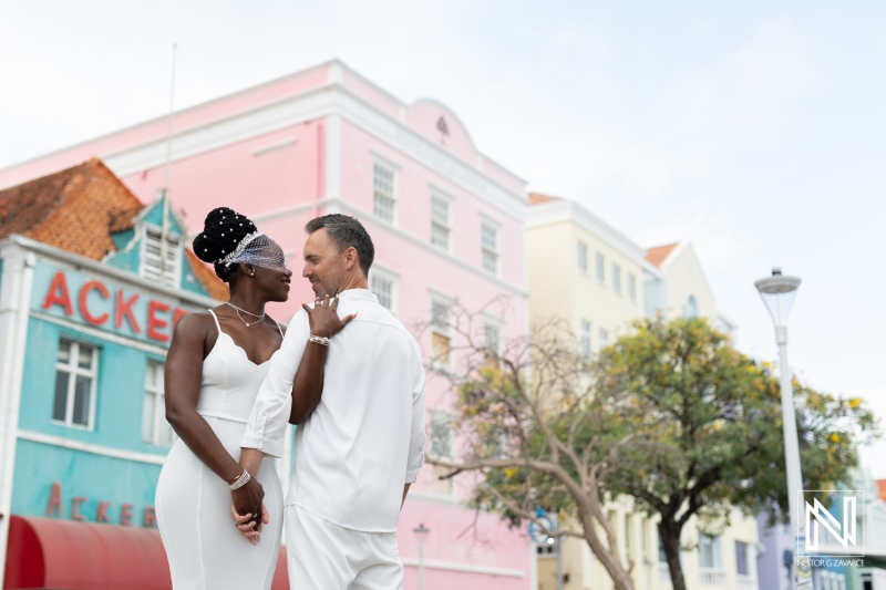 Trash the Dress photoshoot in Punda