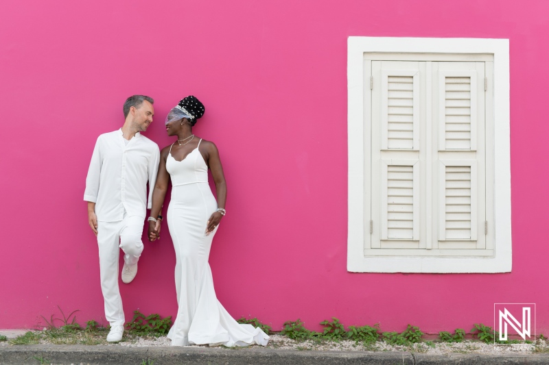 Trash the Dress photoshoot in Otrobanda