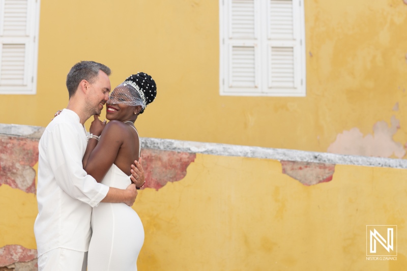 Trash the Dress photoshoot in Otrobanda