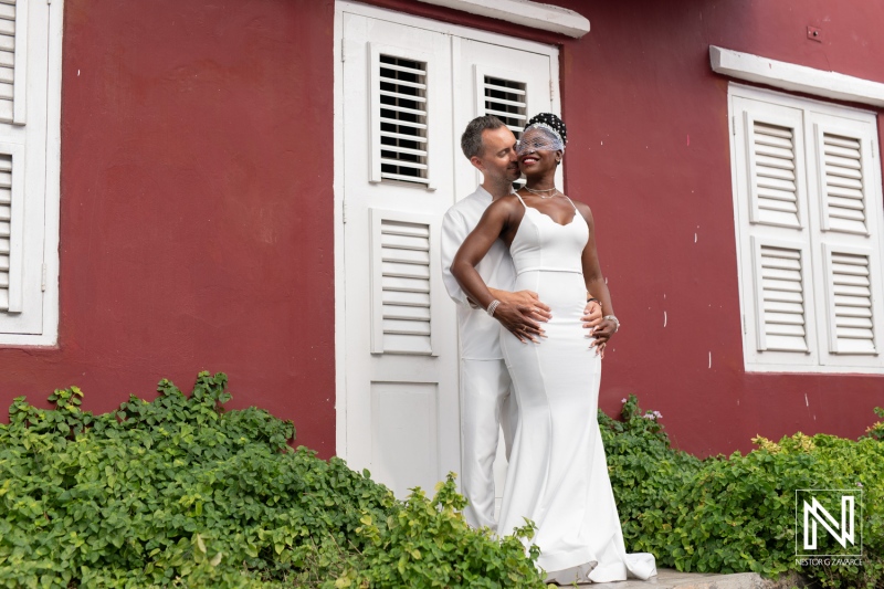 Trash the Dress photoshoot in Otrobanda