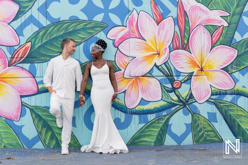 Trash the Dress photoshoot in Otrobanda