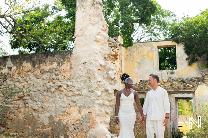 Trash the Dress photoshoot in Otrobanda