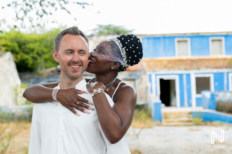 Trash the Dress photoshoot in Otrobanda