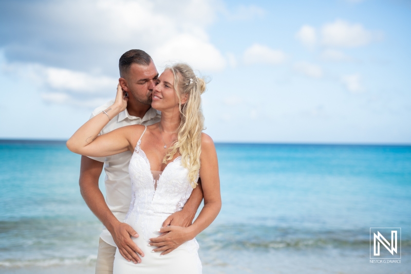 Trash the Dress session in Curacao