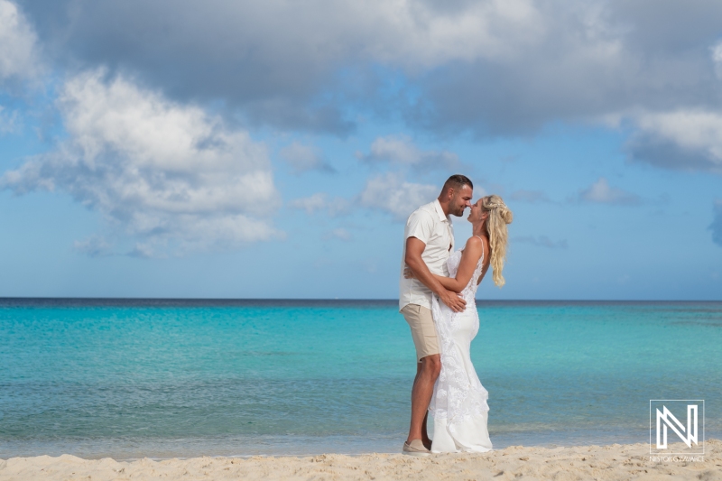 Trash the Dress session in Curacao