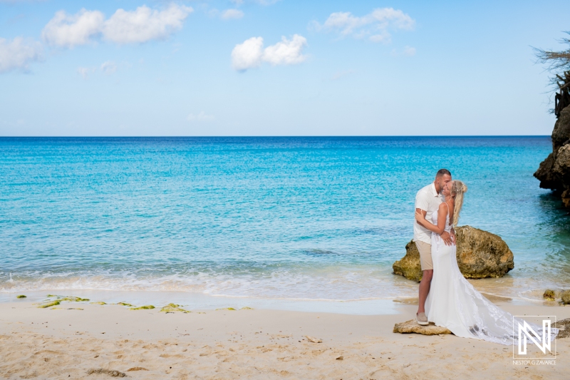 Trash the Dress session in Curacao