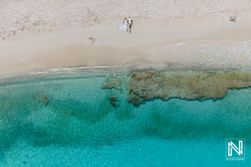 Trash the Dress session in Curacao