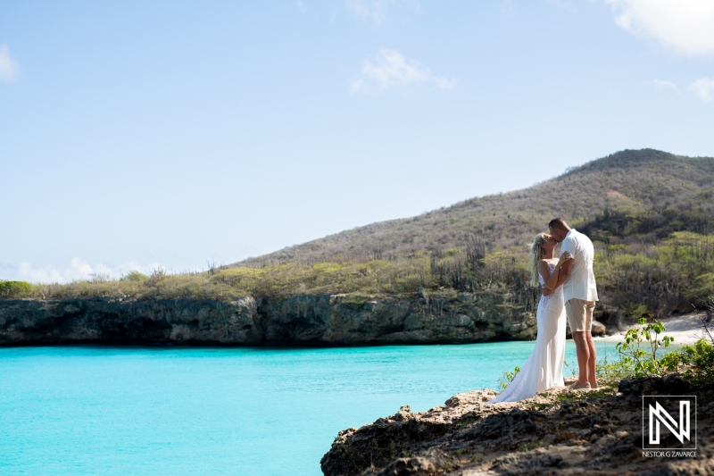 Trash the Dress session in Curacao