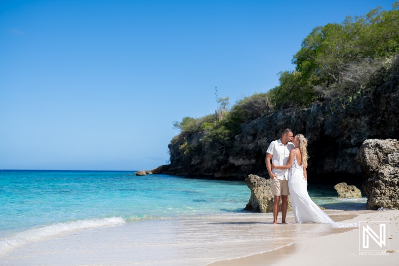 Trash the Dress session in Curacao