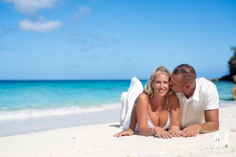 Trash the Dress session in Curacao