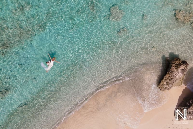 Trash the Dress session in Curacao