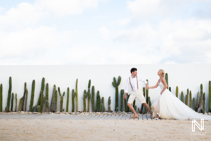 Trash the Dress photoshoot session at Mangrove Beach Corendon