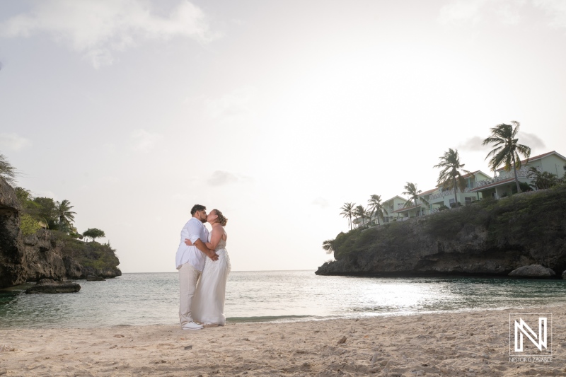 Romantic Couple Portrait at Playa Lagun